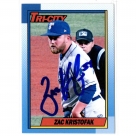 Zac Kristofak autograph